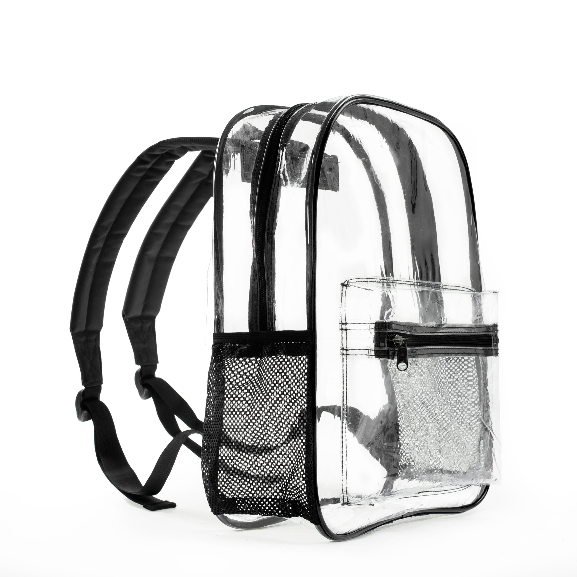 Heavy Duty Clear Transparent Backpack See through Book-Bag