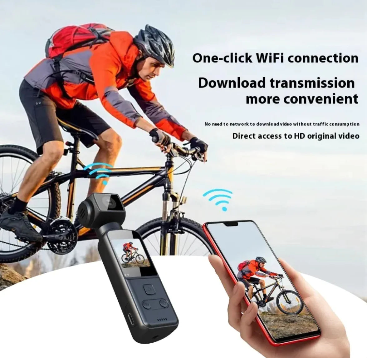 4K HD Mini Sports Camera – Anti-Shake & Compact Design