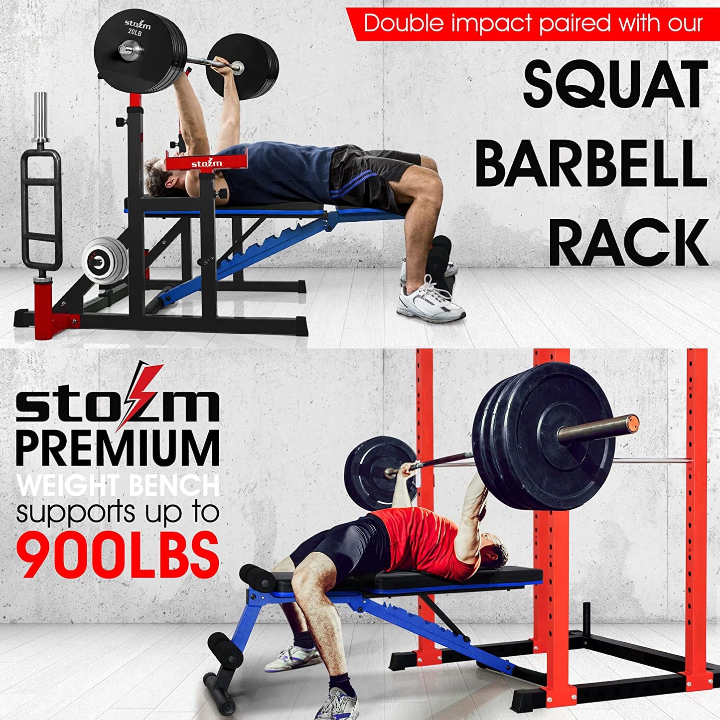 Versatile Adjustable Weight Bench - Foldable Multi-Purpose Flat/Incline/Decline Design for Home Gym (Cobalt)