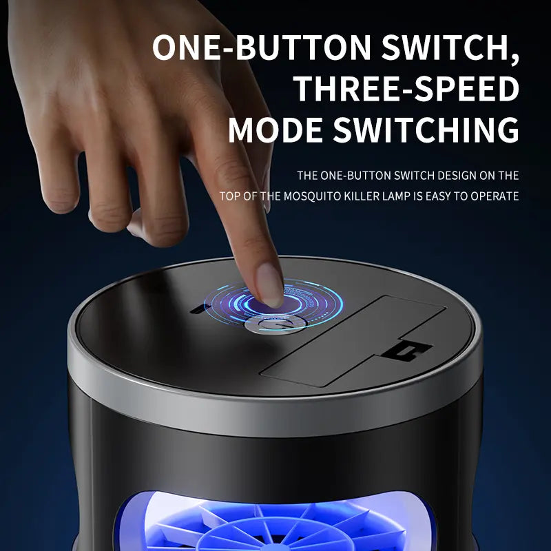 Effective Indoor Insect Trap - Light & Suction Bug Catcher for Mosquitoes, Fruit Flies, Gnats, and Moths