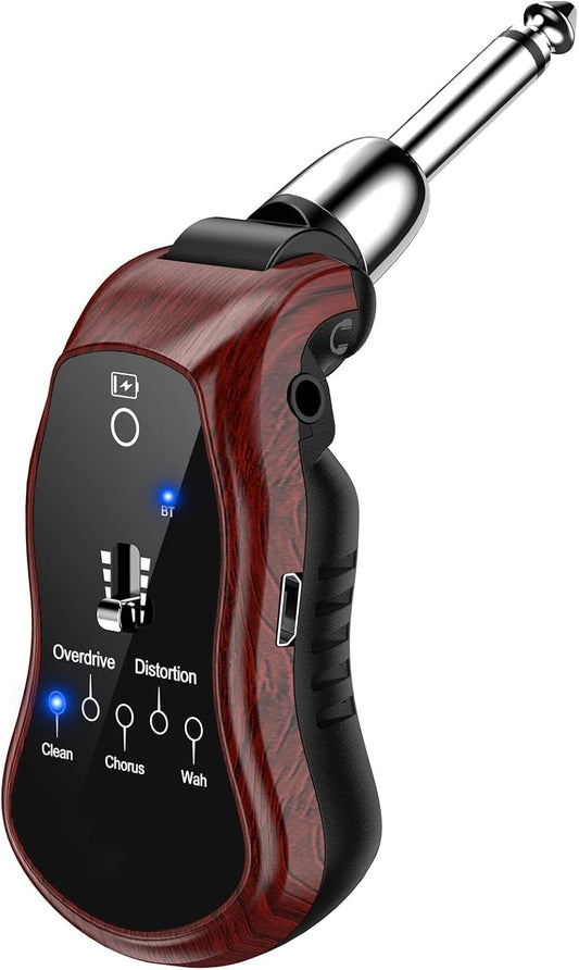 Guitar Headphone Amp Portable Mini Plug Guitar Headphone Amplifier Rechargeable