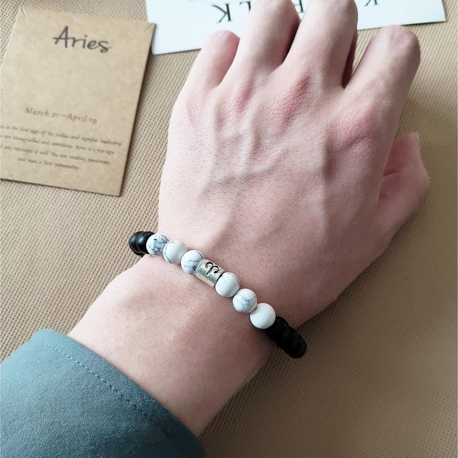 Zodiac Bracelet for Men Constellation Horoscope Bracelet for Women Gifts Zodiac Sign Beaded Bracelet