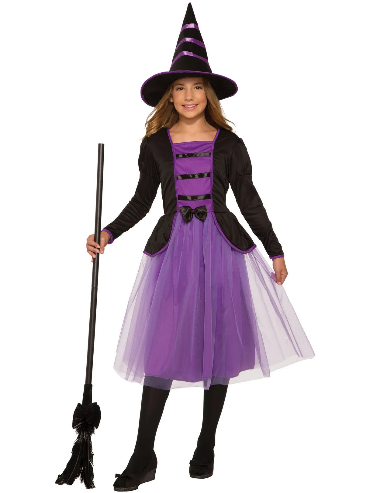 Enchant Your Halloween with the Girls Stella the Witch Costume - Perfect for Little Sorceresses!