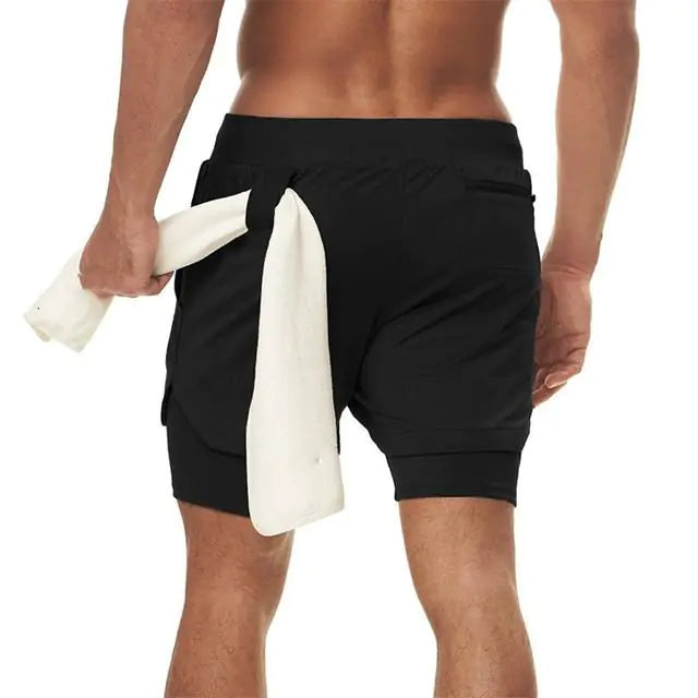 FlexFit - Gym Workout Shorts With Phone Pocket