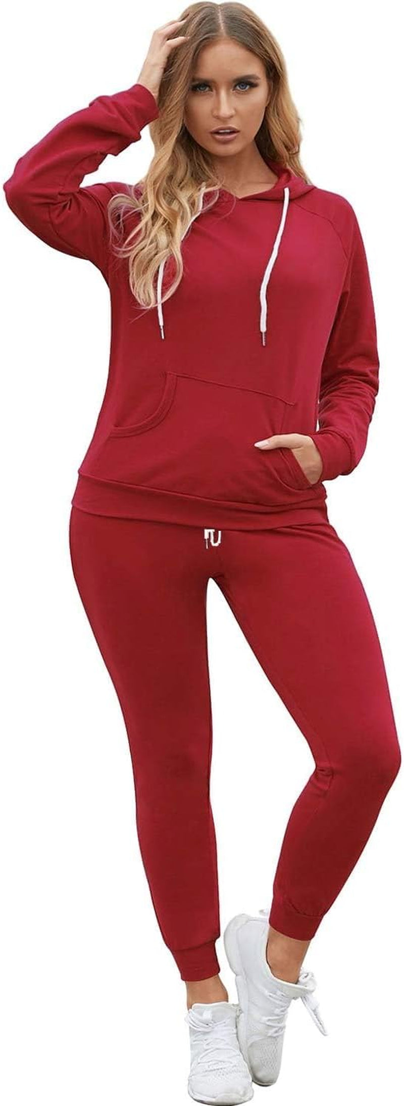Elevate Your Activewear: Stylish Women's Pullover Hoodie and Sweatpants Set for Ultimate Comfort