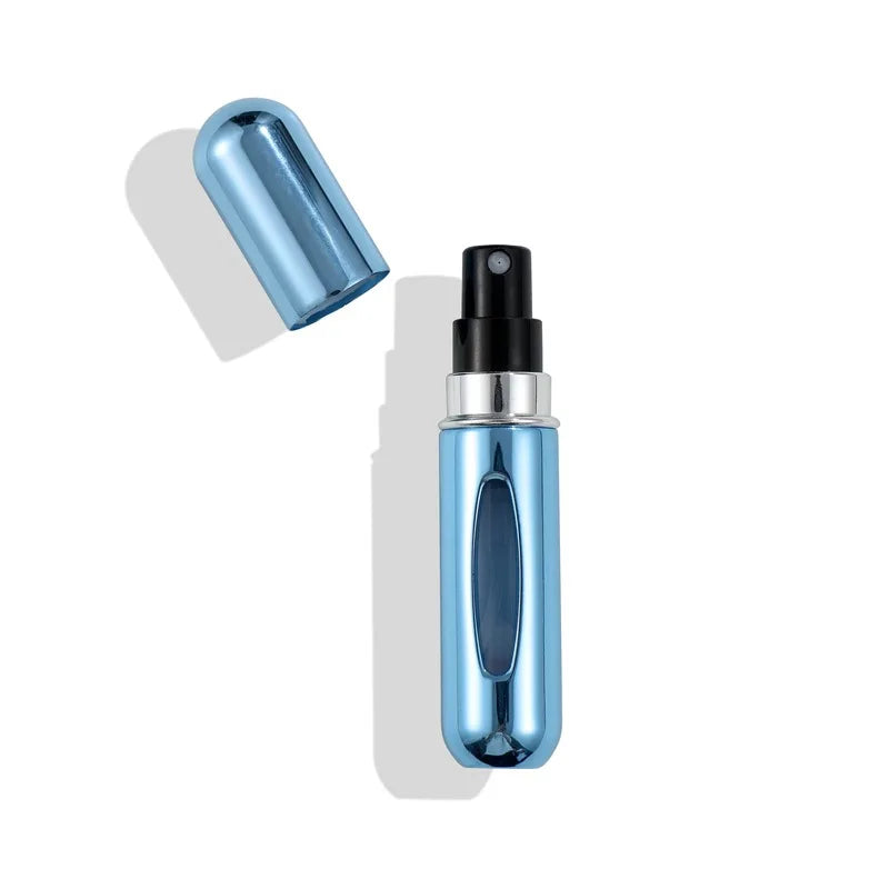 Portable 5ml Mini Perfume Refill Bottle - Travel-Friendly Refillable Spray Atomizer for On-the-Go Scent Solutions