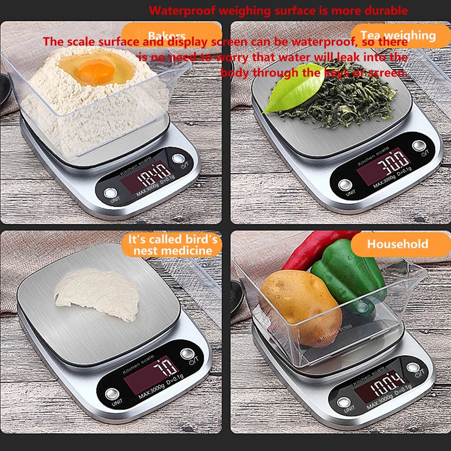 Elevate Your Cooking with the Home Gadgets Kitchen Electronic Scale - Perfect for Baking, Meal Prep, and Weight Loss!
