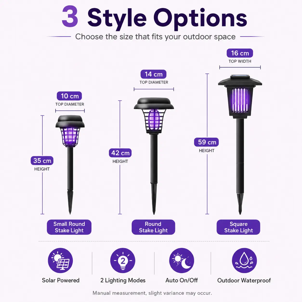 Illuminate Your Outdoors and Keep Mosquitoes Away with the Solar Mosquito Zapper Light – Versatile Garden Stake Lamp with Dual Modes and Weather Resistance