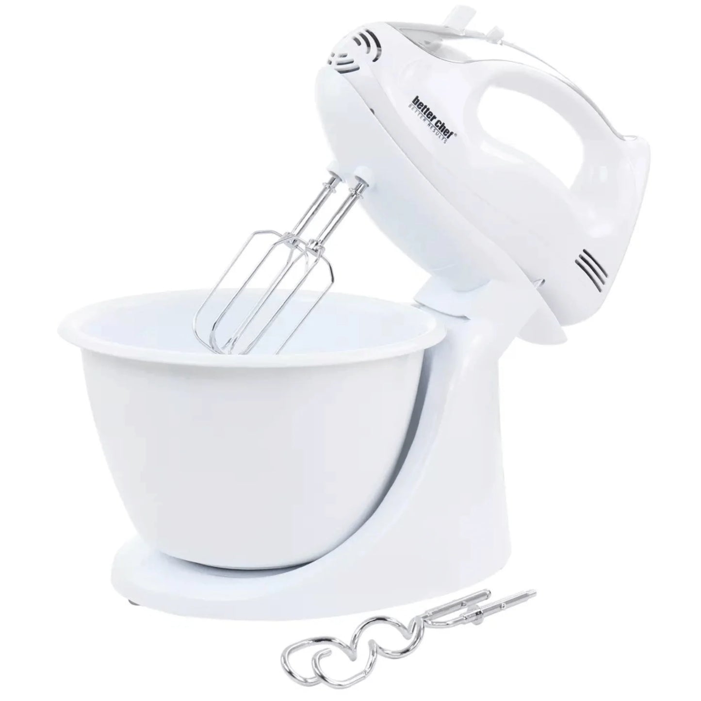 Better Chef 200 Watt Stand/Hand Mixer with Mixing Bowl