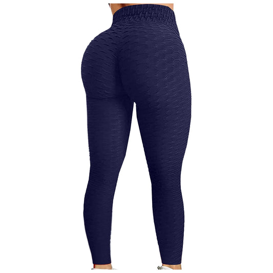 Elevate Your Workout with Our Women's High Waisted Butt Lifting Yoga Pants - Seamless Compression Leggings for Ultimate Comfort and Style