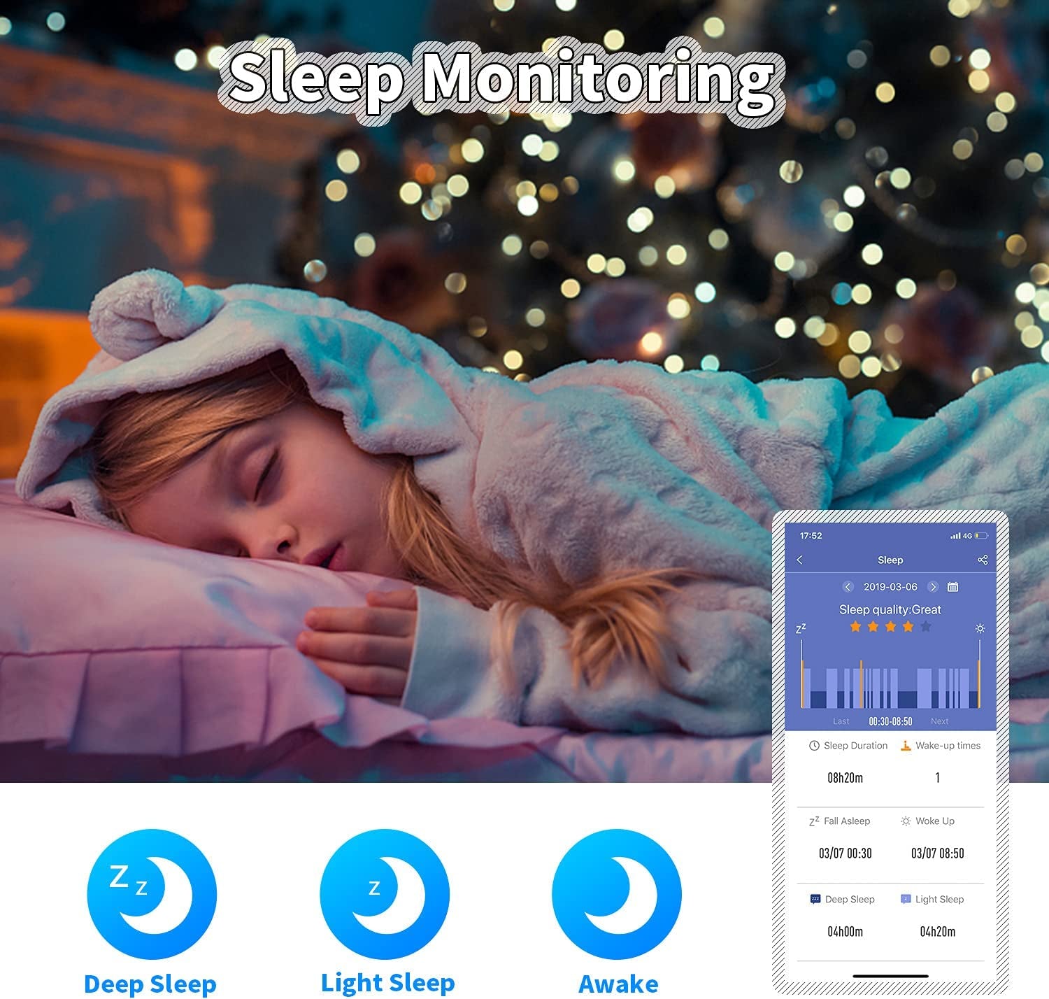 Ultimate Kids Fitness Tracker Watch - Waterproof Smart Watch with 11 Sport Modes, Pedometer & Stopwatch for Ages 6-16