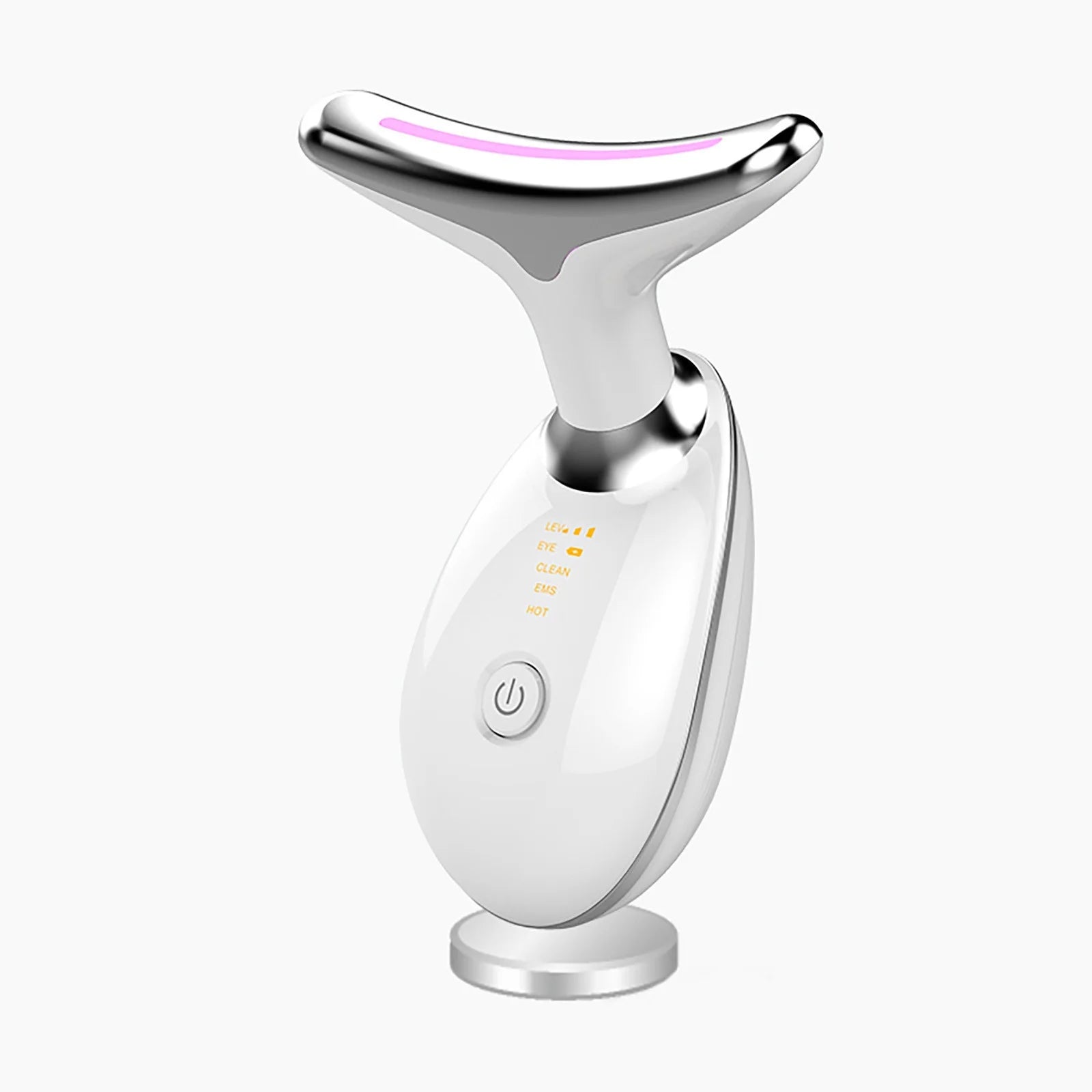 BGZLEU 3-in-1 Portable Neck & Face Beauty Device - Ultimate Skin Care Facial Massager with Vibration, Thermal, and Microcurrent for Sculpting and Rejuvenation