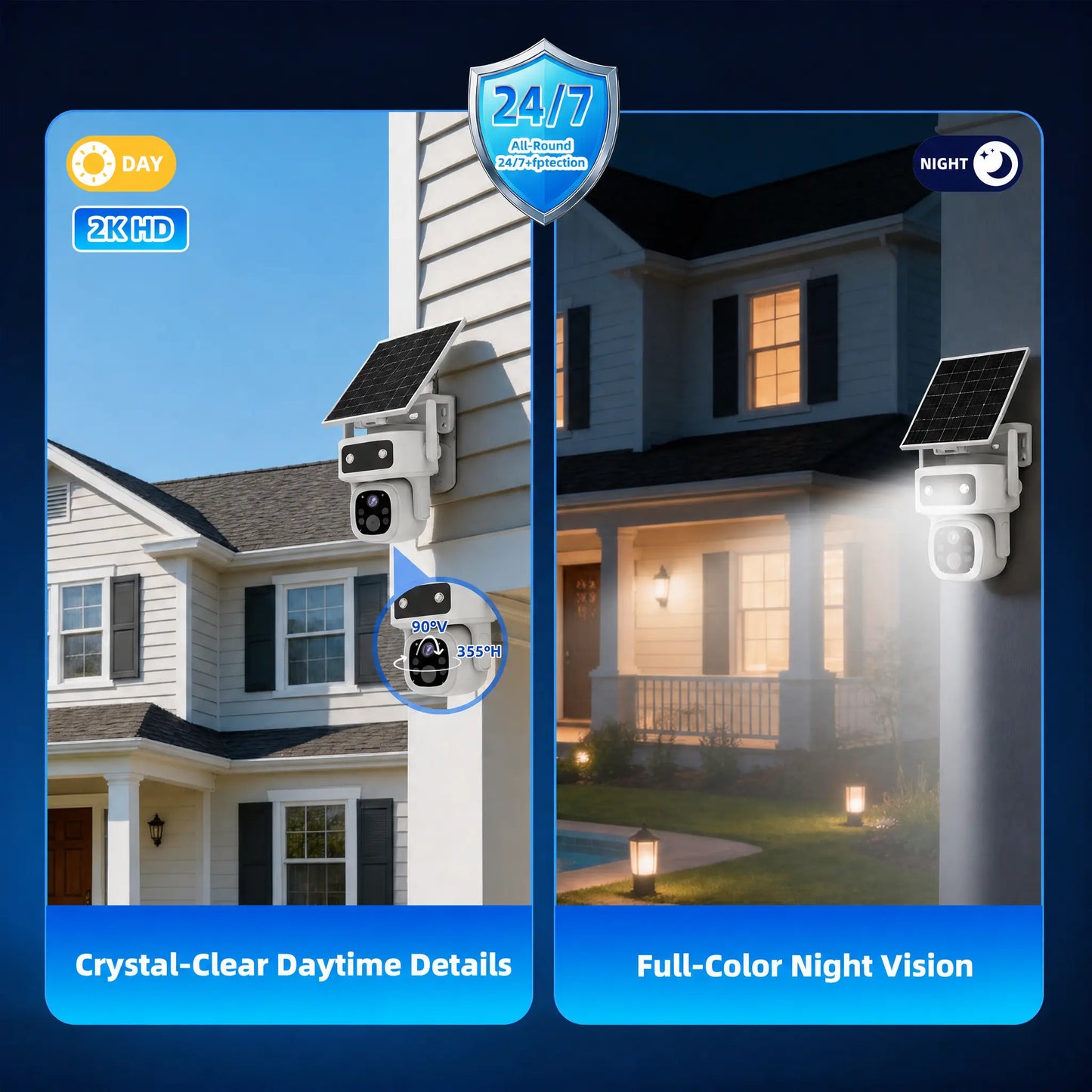 Revolutionary 4G LTE Solar-Powered Outdoor Security Camera with 2K Night Vision and No Monthly Fees