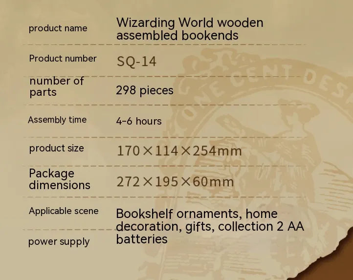 DIY Cottage Magic World 3D Stereo Book Stand