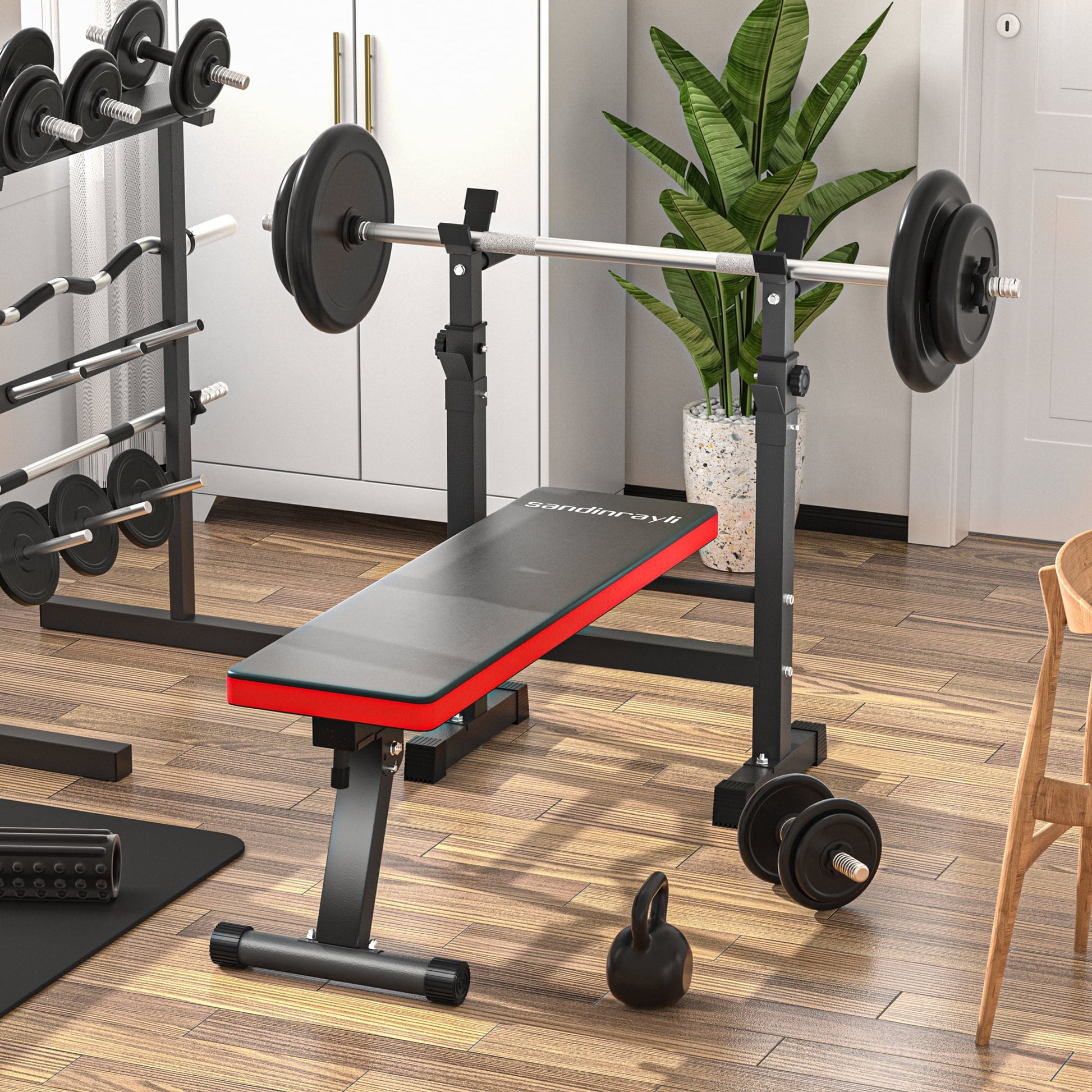 Transform Your Home Workouts with the Adjustable Foldable Bench Press Bench for Ultimate Strength Training