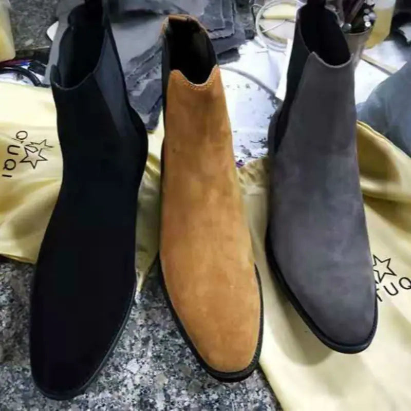 Side Zipper High-Top Plus Size Martin Boots