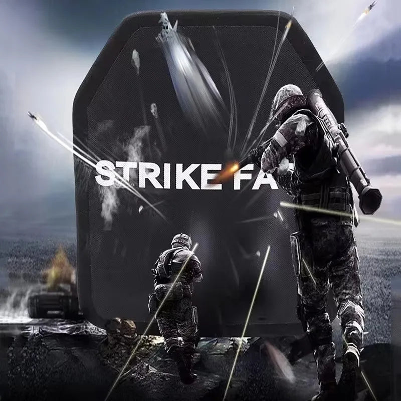 Ultimate Bulletproof Plate - Lightweight Tactical Body Armor (25x30cm) with UHMWPE & Aramid Protection