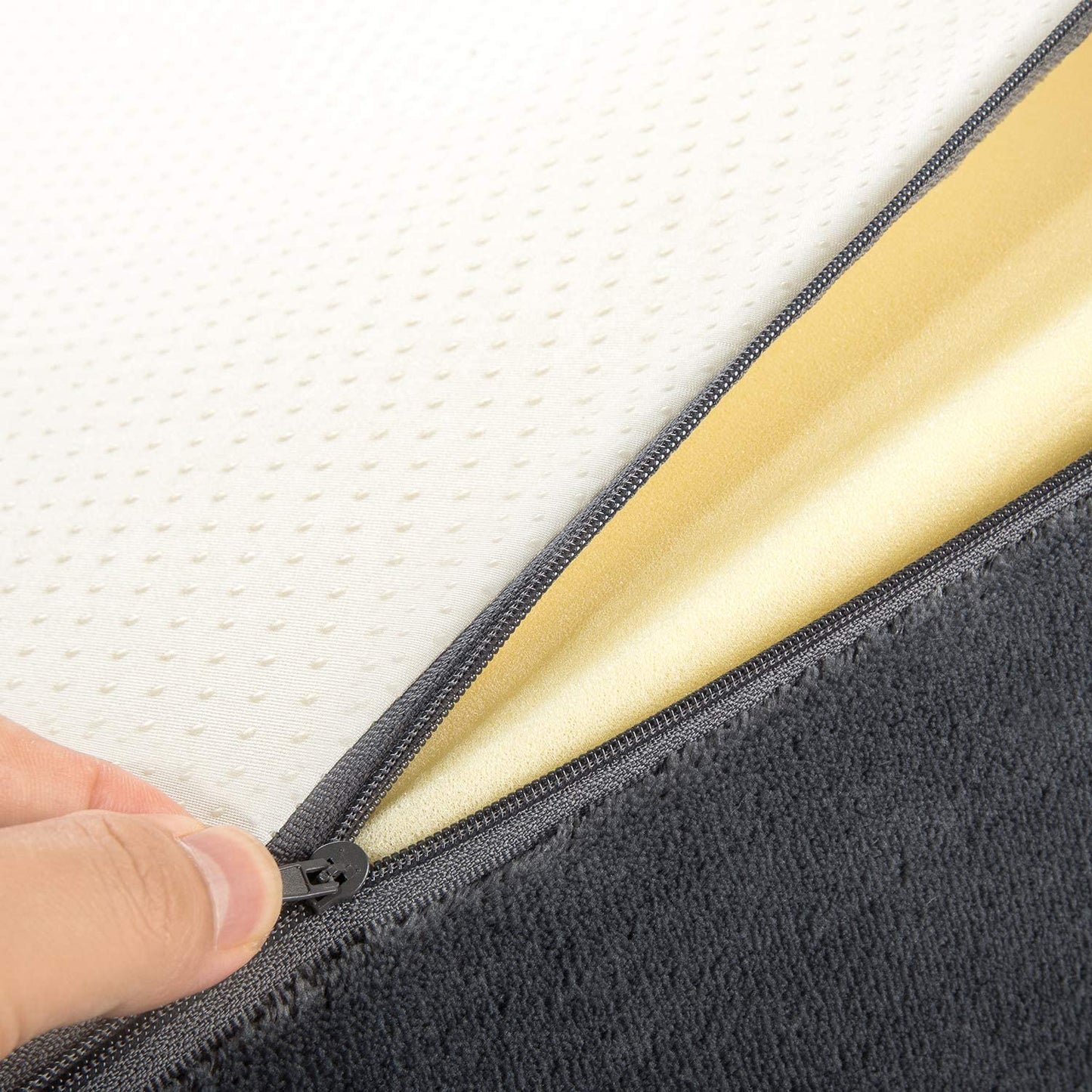 Elevate Your Pet's Comfort with Easy Pet Stairs - Medium Charcoal Foam Steps for Dogs and Cats