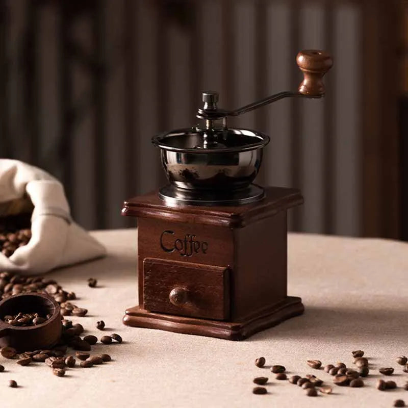 Experience the Art of Coffee Brewing with Our Vintage Manual Coffee Grinder – Perfect for Professional Baristas and Home Enthusiasts!