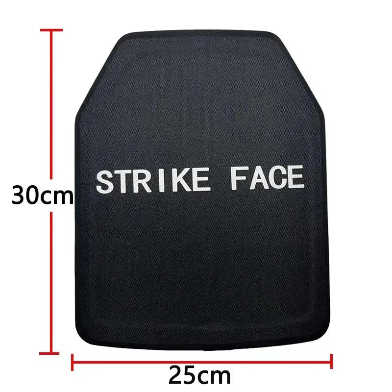 Ultimate Bulletproof Plate - Lightweight Tactical Body Armor (25x30cm) with UHMWPE & Aramid Protection