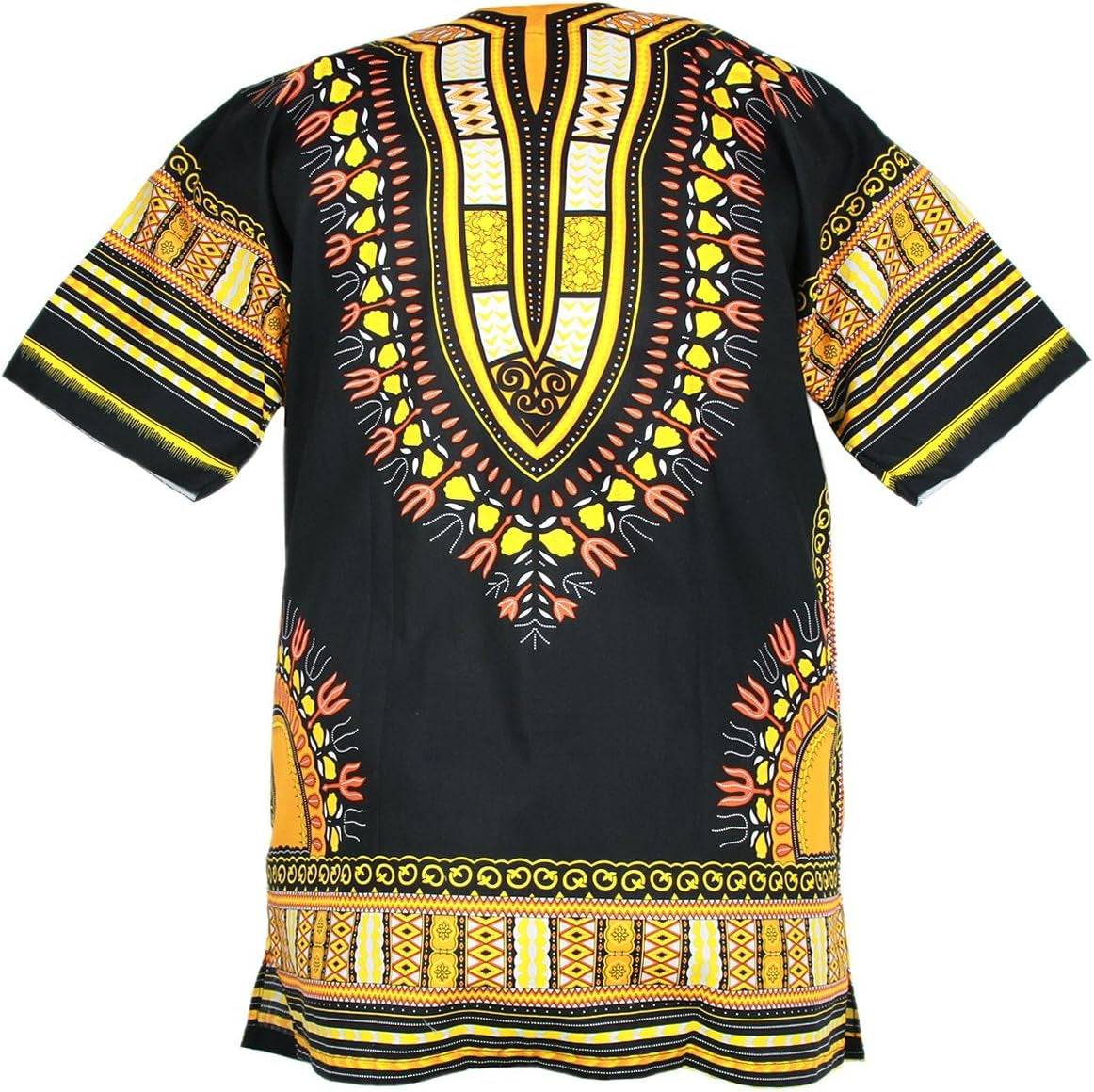 African Dashiki Cotton Shirt Men Women Festival Boho Hippie 60'S 70'S Bohemian