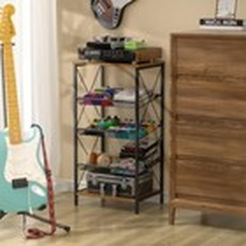 Guitar Pedal Organizer, 5 Tier Tuner Pedal Storage Shelf, Vintage Pedal Board