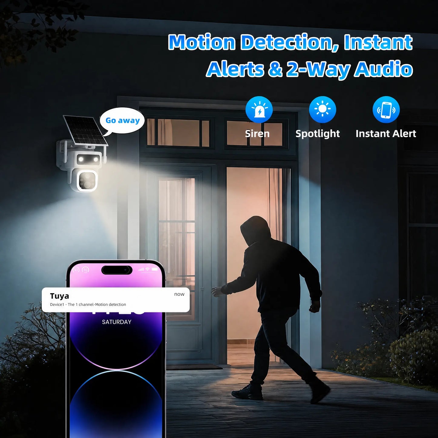 Revolutionary 4G LTE Solar-Powered Outdoor Security Camera with 2K Night Vision and No Monthly Fees