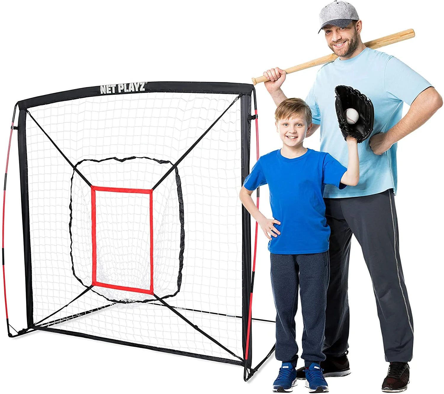 Elevate Your Game with the 5' x 5' Portable Baseball & Softball Practice Net - Perfect for All Skill Levels!