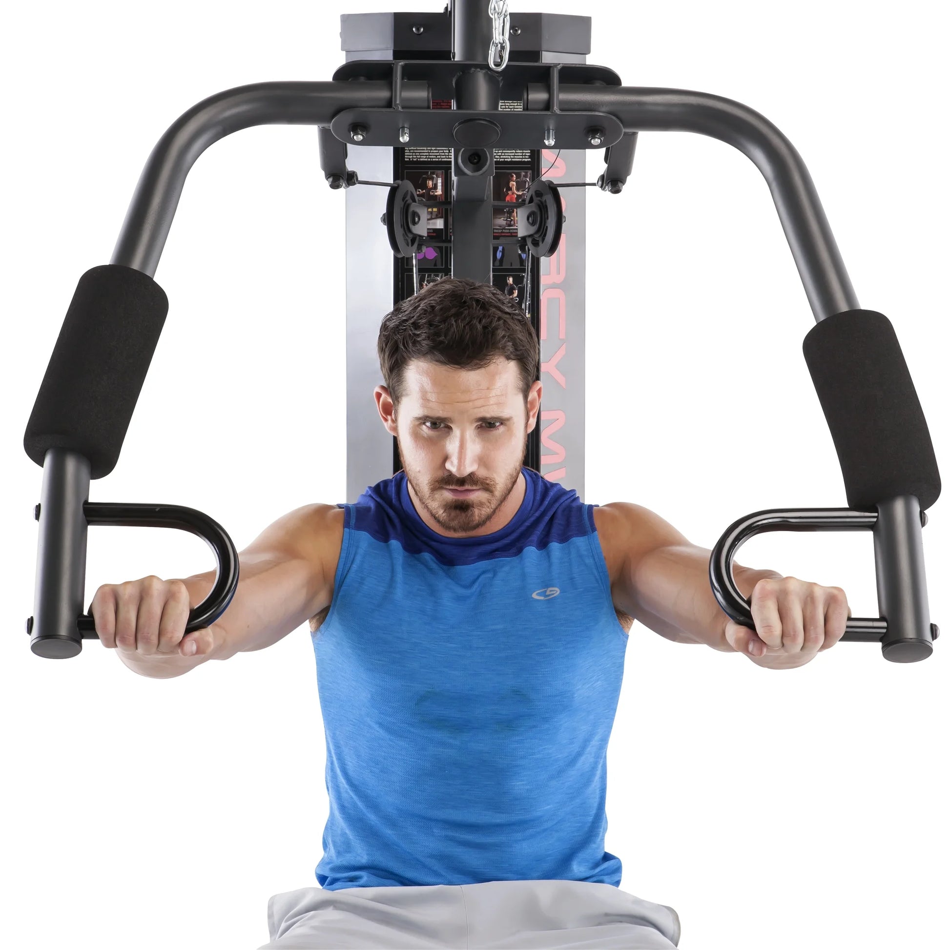 Transform Your Home Workouts with the Versatile 150Lb Stack Dual-Function Home Gym Machine MWM-990