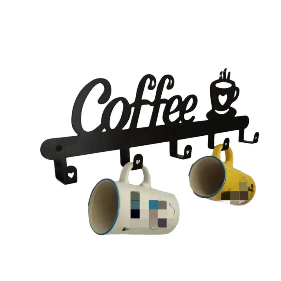 Wall-Mounted Mug Hook Rack