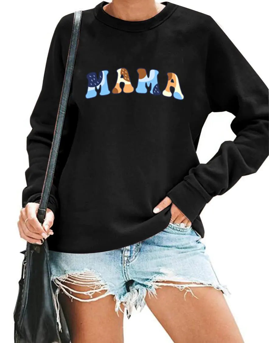 Mama Graphic Crew Neck for Sweatshirt