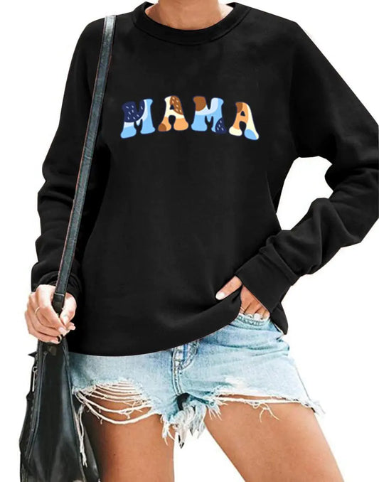 Mama Graphic Crew Neck for Sweatshirt