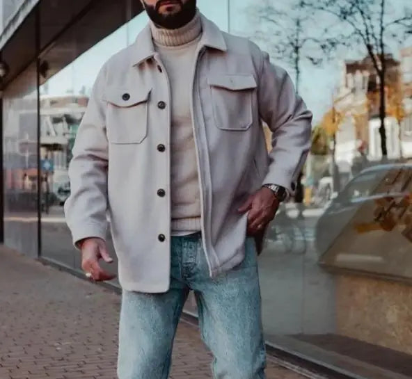 Men's Casual Top Coat