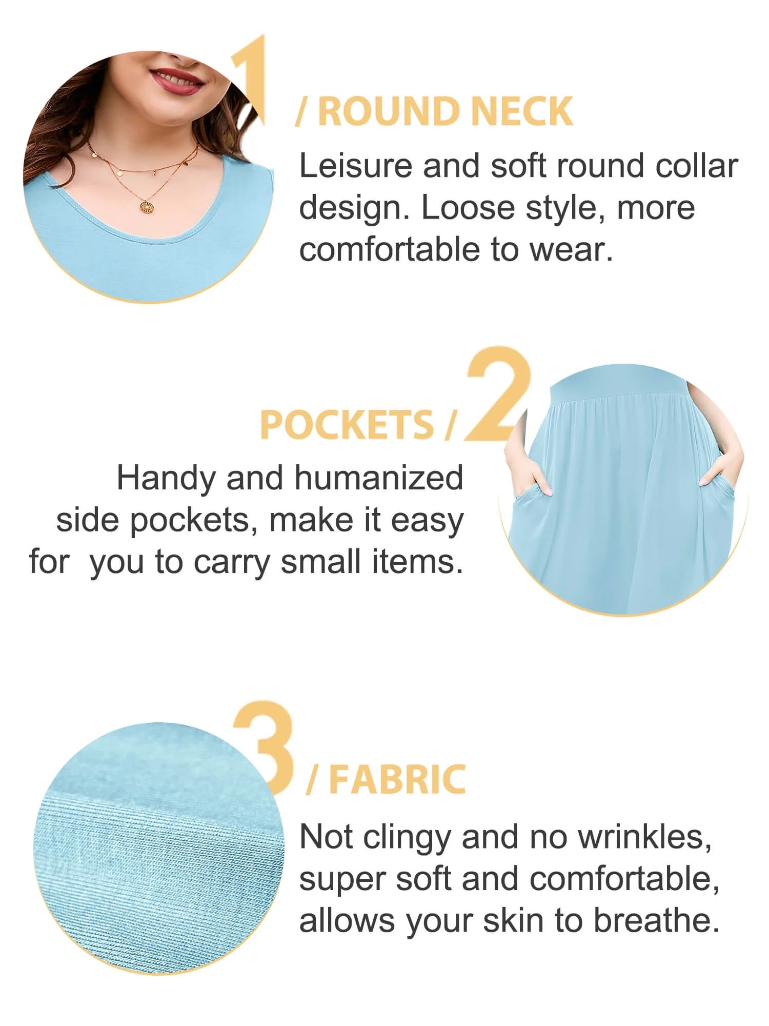 Chic Black Plus Size Summer Dress for Women - Casual Sleeveless Crewneck with Pockets, Flowy Pleated Design for Effortless Elegance