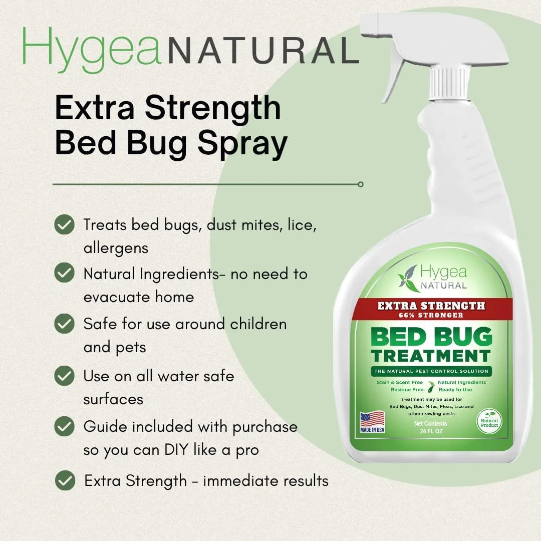 Bed Bug Spray Killer and Laundry Detergent Additive Combo Kit, Extra Strength, 2 Pack
