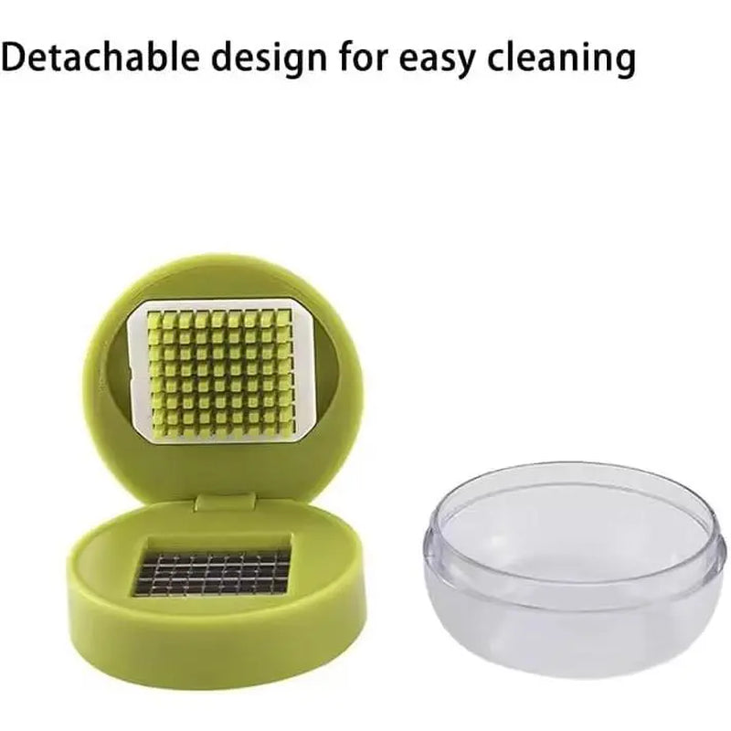 Elevate Your Cooking with the Mini Garlic Chopper and Press – Effortless Mincing and Stylish Design in Vibrant Green!