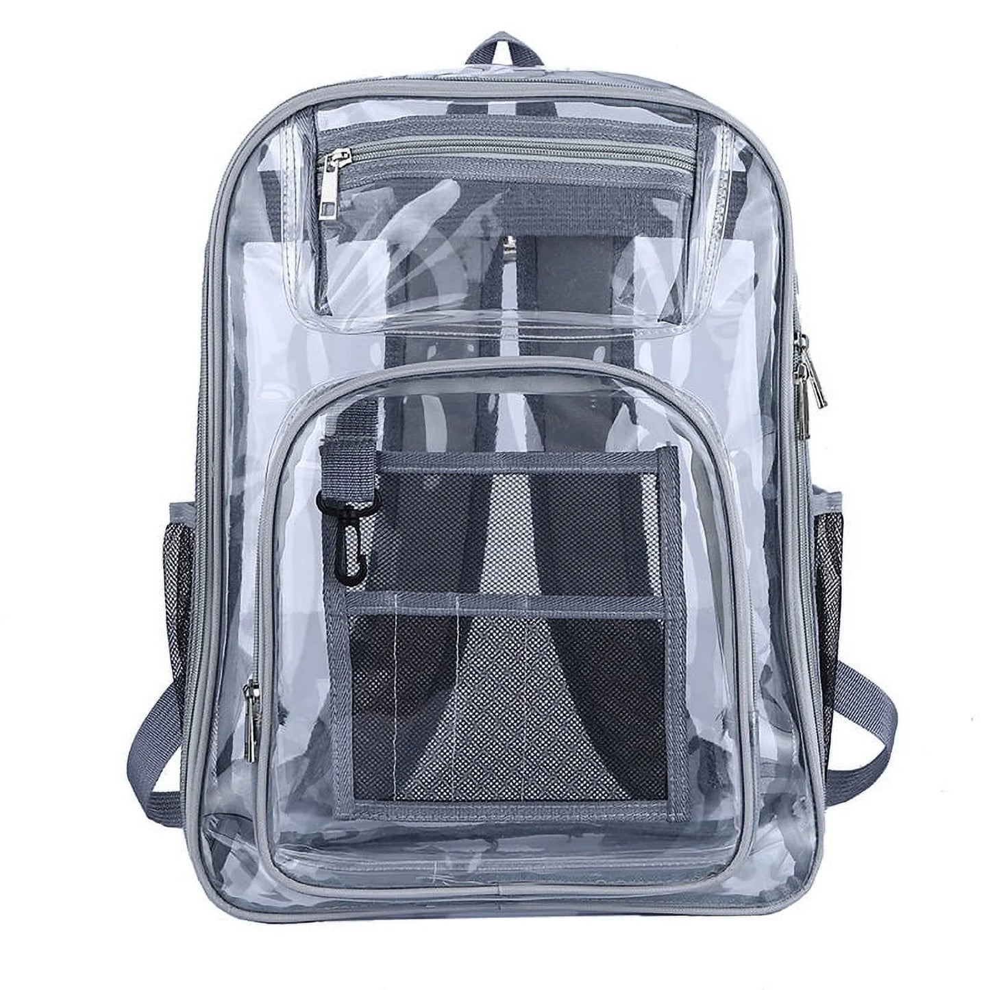 Clear TPU Backpack Transparent Travel Bookbag,Unique Design, Student DIY Doodle Bookbag, for School,Sports,Work,Security Travel,College