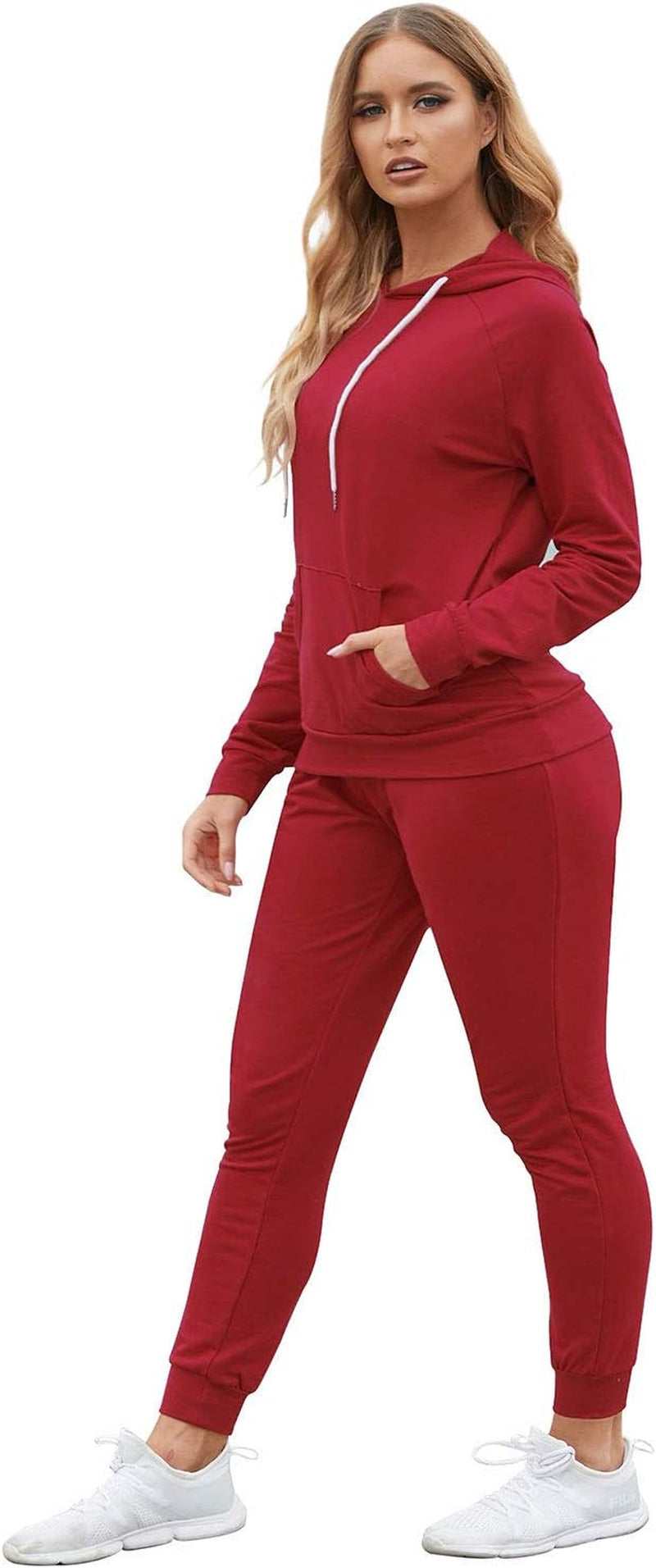 Elevate Your Activewear: Stylish Women's Pullover Hoodie and Sweatpants Set for Ultimate Comfort
