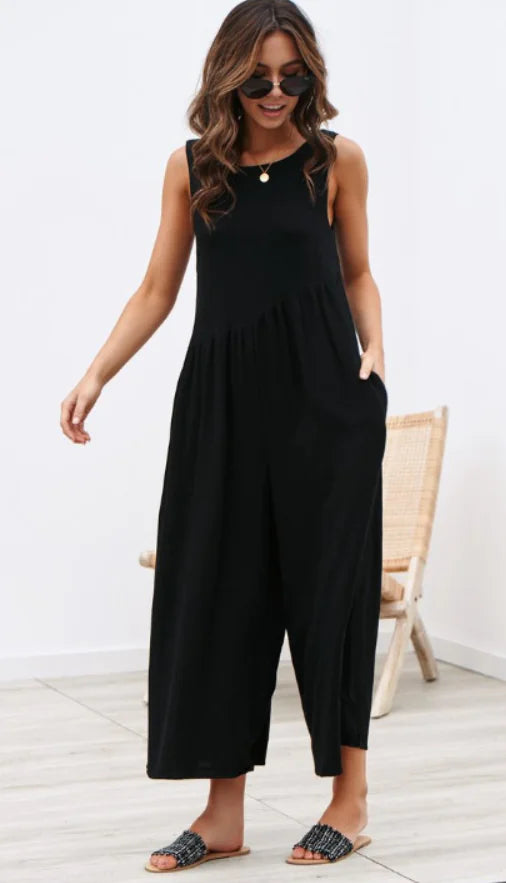 Sleeveless Women's Bodysuit Jumpsuit Outfit