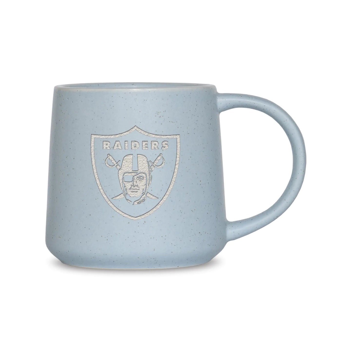 Rico Industries NFL Football Las Vegas Raiders Baby Blue 16oz Ceramic Taper Mug