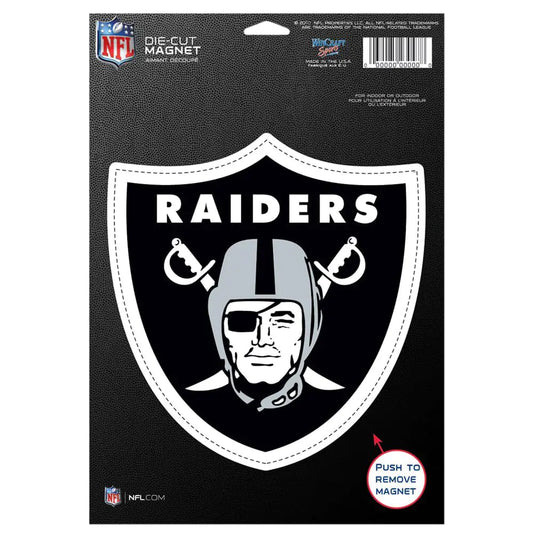 WinCraft Las Vegas Raiders 6" x 9" Car Magnet