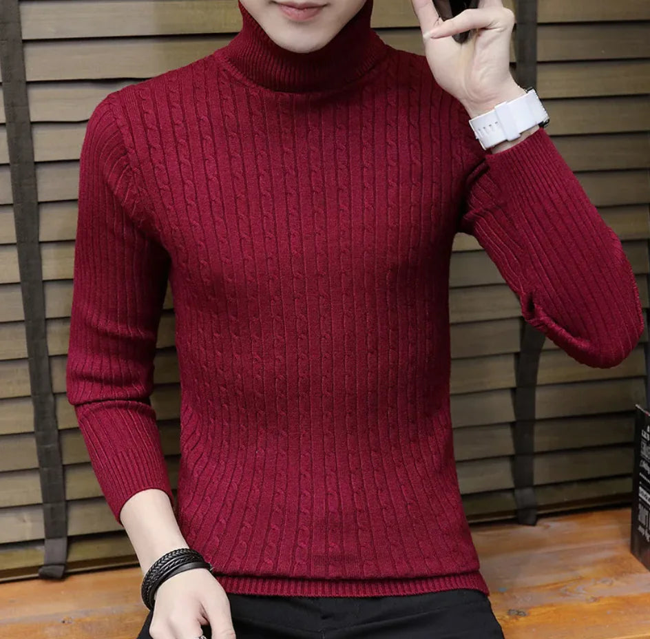 Men's Autumn Turtleneck Sweater 9