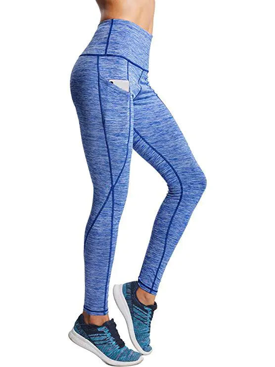 Women's High Waist Pocket Leggings for Yoga and Sports