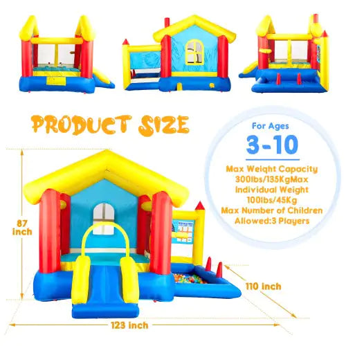 Bounce House With Pump 4
