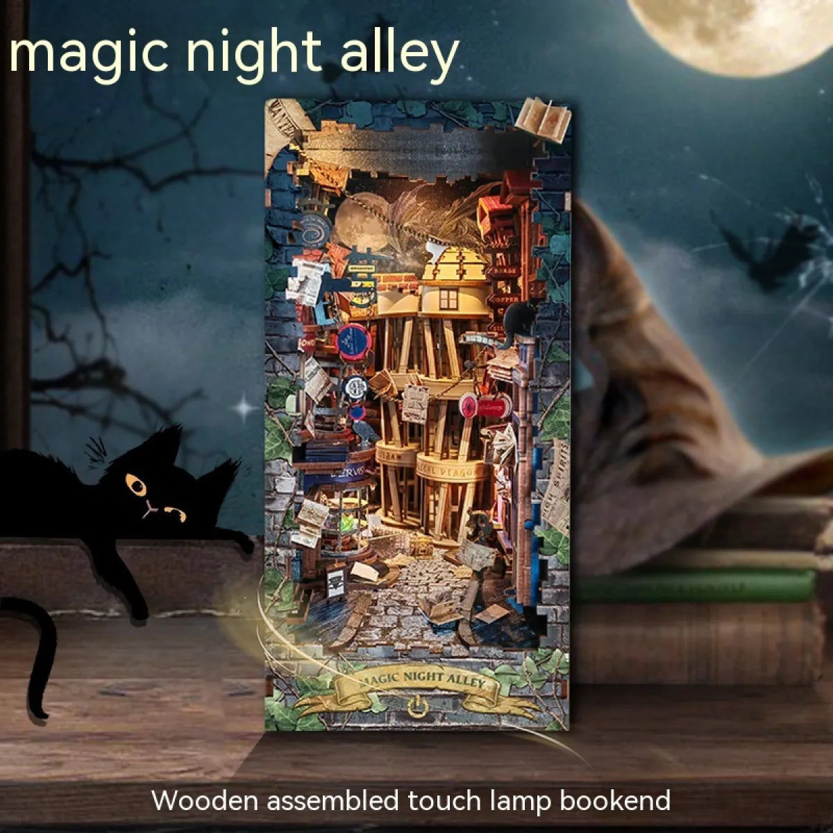 DIY Cottage Magic World 3D Stereo Book Stand