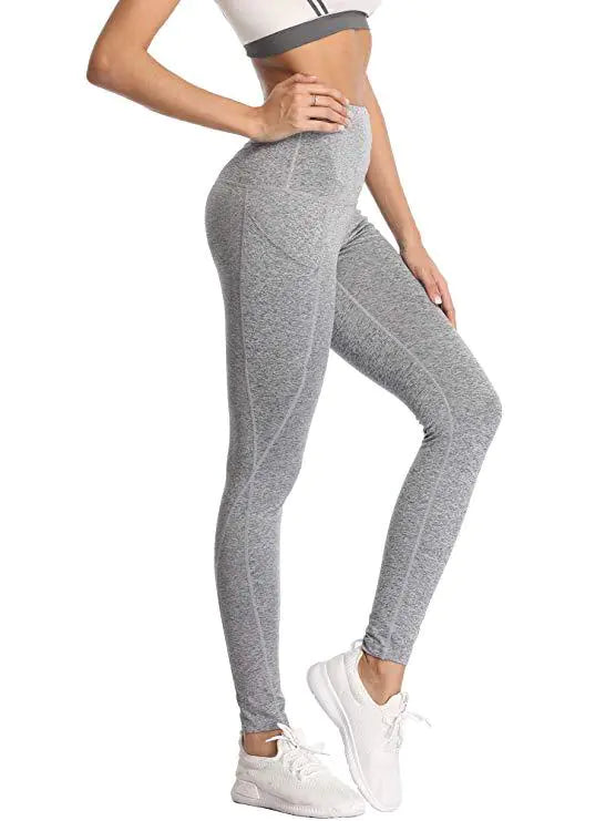 Women's High Waist Pocket Leggings for Yoga and Sports