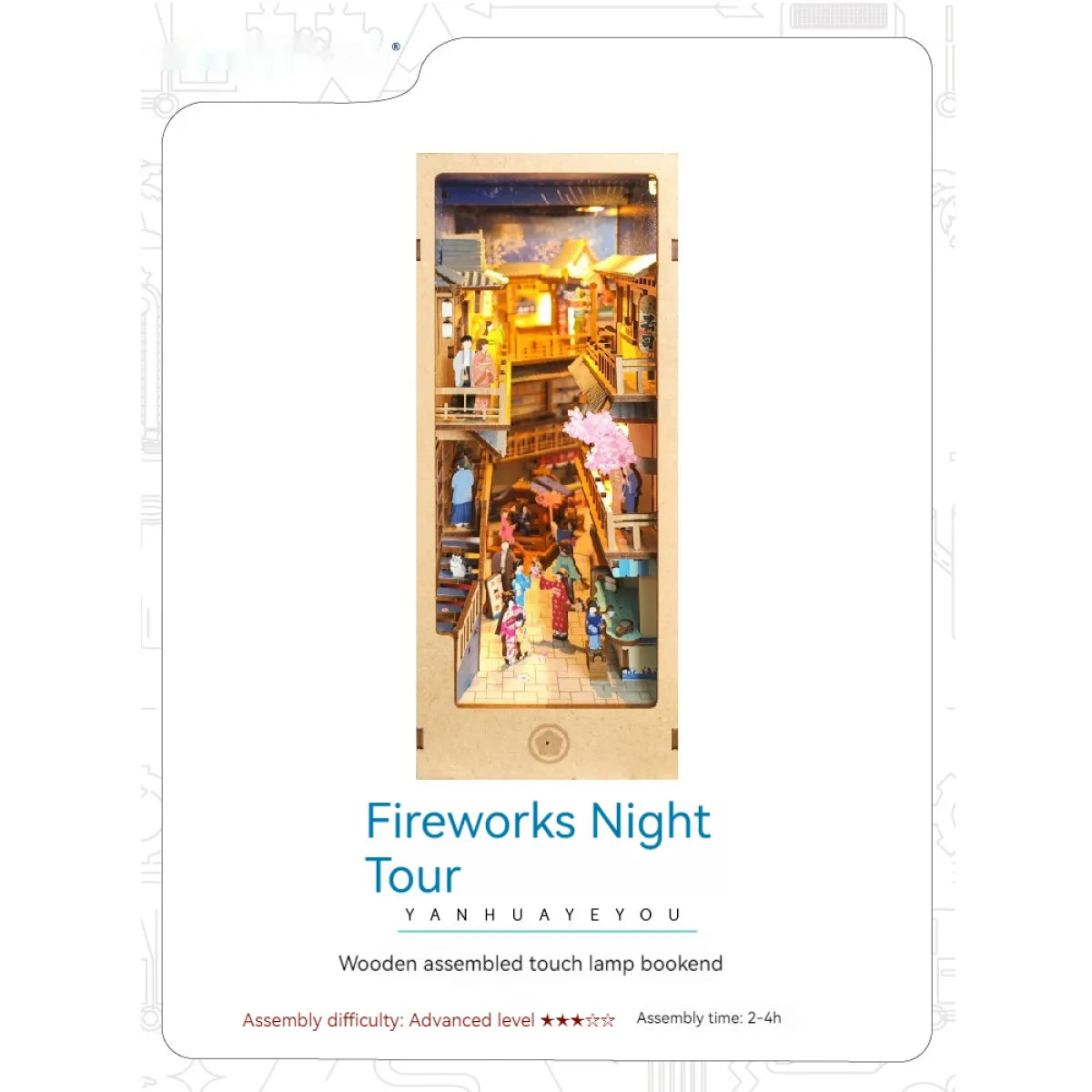 DIY Cottage Magic World 3D Stereo Book Stand