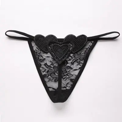 Women's Sexy Lace Thong, Ultra-Thin Transparent Panties