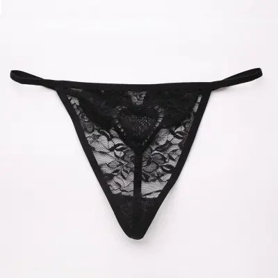 Women's Sexy Lace Thong, Ultra-Thin Transparent Panties